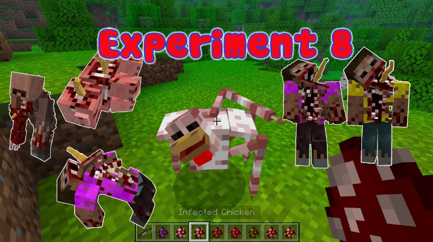 Mod Experimento 8 para Minecraft
